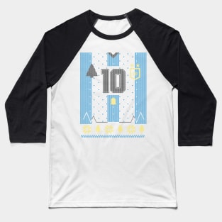 Argentina Soccer Lionel Messi number 10 Baseball T-Shirt